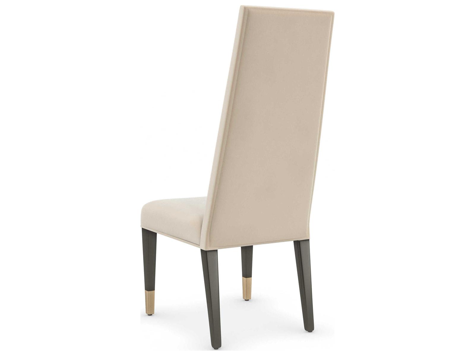 Signature Metropolitan The Master Birch Wood Beige Upholstered Side Dining Chair