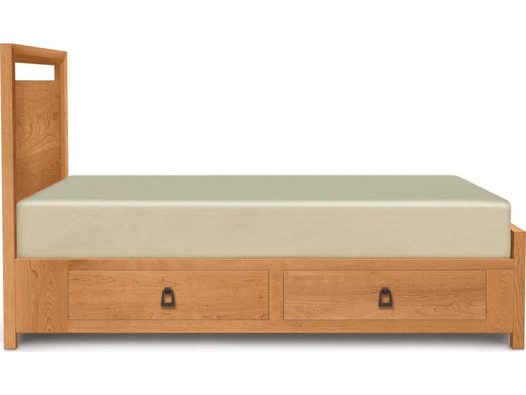Mansfield Brown Solid Wood King Platform Bed