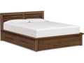 Moduluxe Brown Solid Wood King Platform Bed