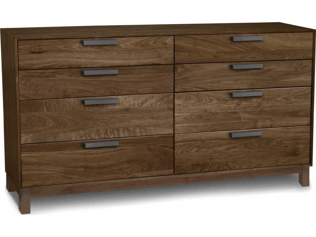 Savoy 8-Drawer Double Dresser in Natural Walnut