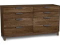 Savoy 8-Drawer Double Dresser in Natural Walnut