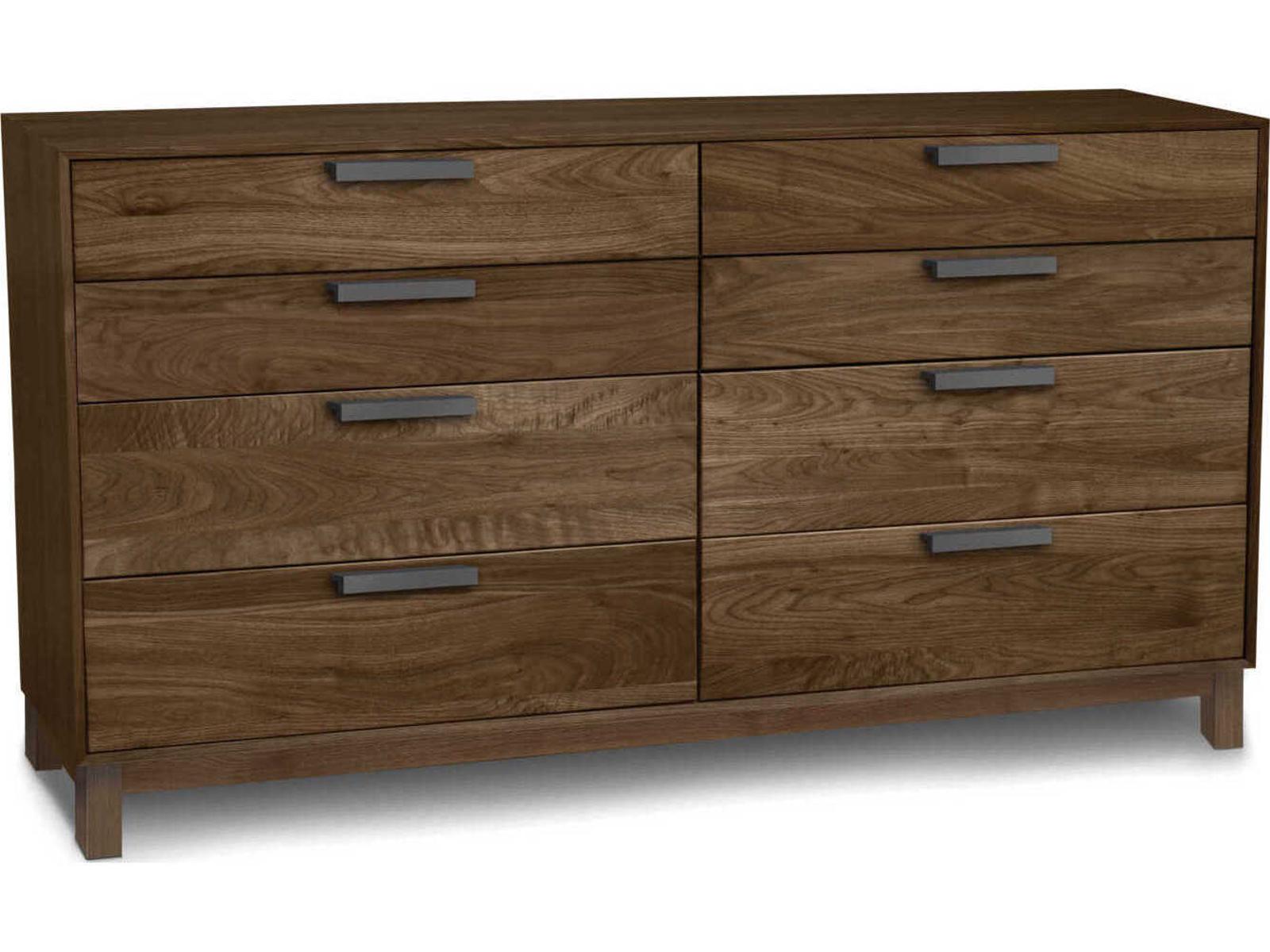 Savoy 8-Drawer Double Dresser in Natural Walnut