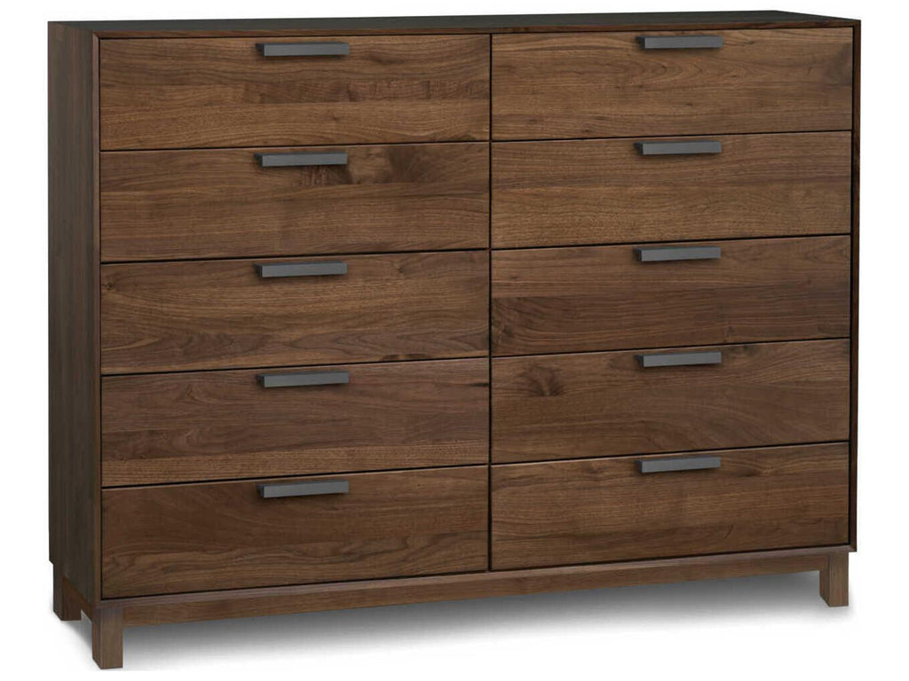 Furniture Savoy 4-Drawer Solid Walnut Dresser