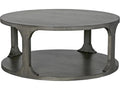Gimso Small Round Coffee Table in Grey Shellac