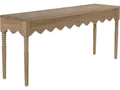 Lulu Rectangle Wood Console Table in Natural Oak