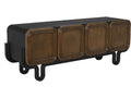 Solomon Reclaimed Douglas Fir Credenza in Grey Wash Wax