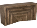 Pandora Console Table Rustic Oak Wood in Whiskey