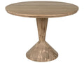 Pansy Round Wood End Table in Chai Finish