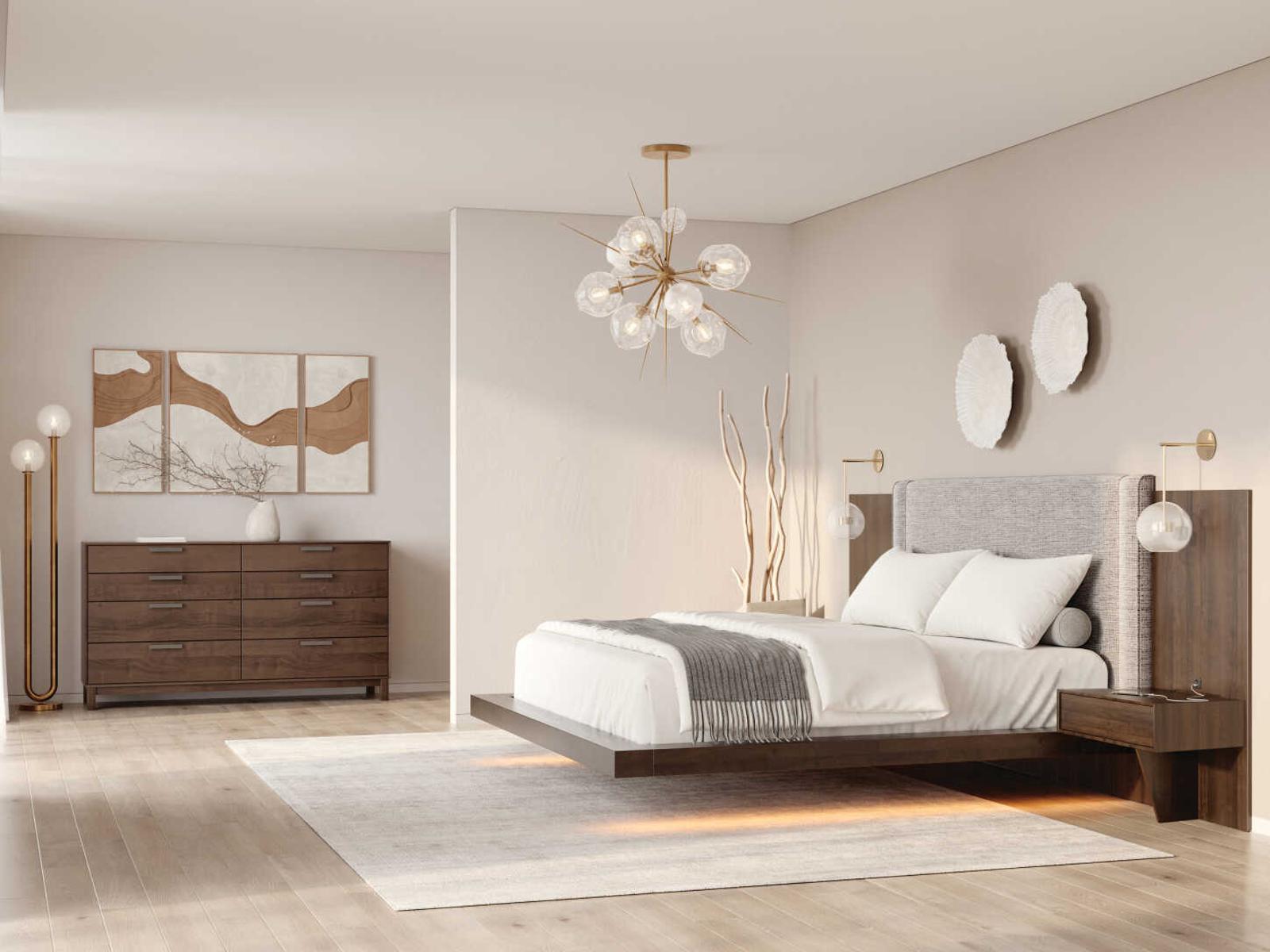 Savoy 8-Drawer Double Dresser in Natural Walnut