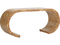 Bridges Burlwood Console Table with Rounded Sides