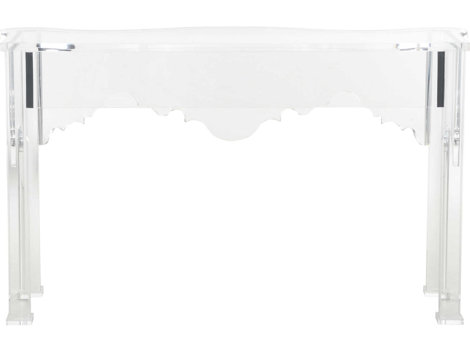 Jamie Merida Acrylic Clear Kensington Console Table