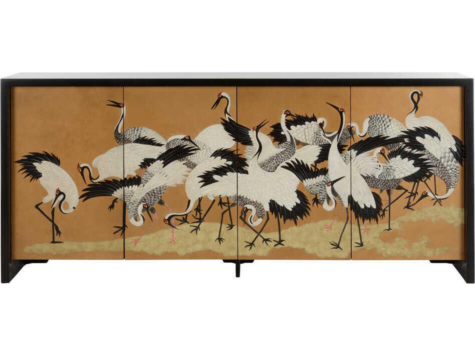 Crane 86 Black Sideboard,"<div class="flex flex-col max-w-1/4">
<span class="w-full text-base font-semibold mb-2">Weight &amp; Dimensions</span><div class="flex flex-col gap-y-1"><div class="w-full flex text-sm">
<span class="font-bold">Dimensions:</span>