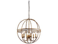 Chelsea House Tuscan 6-Light Chandelier in Old Gold Finish