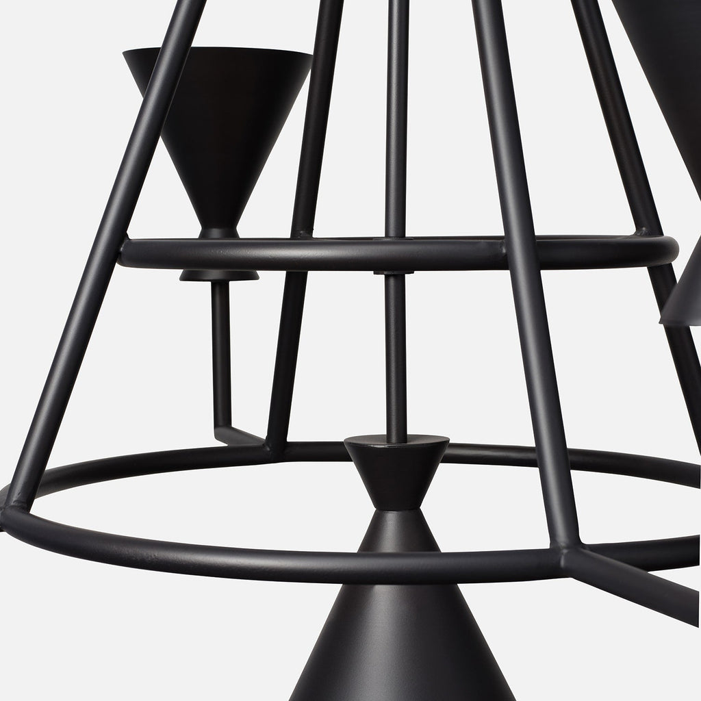 Bristol Modern Iron Chandelier