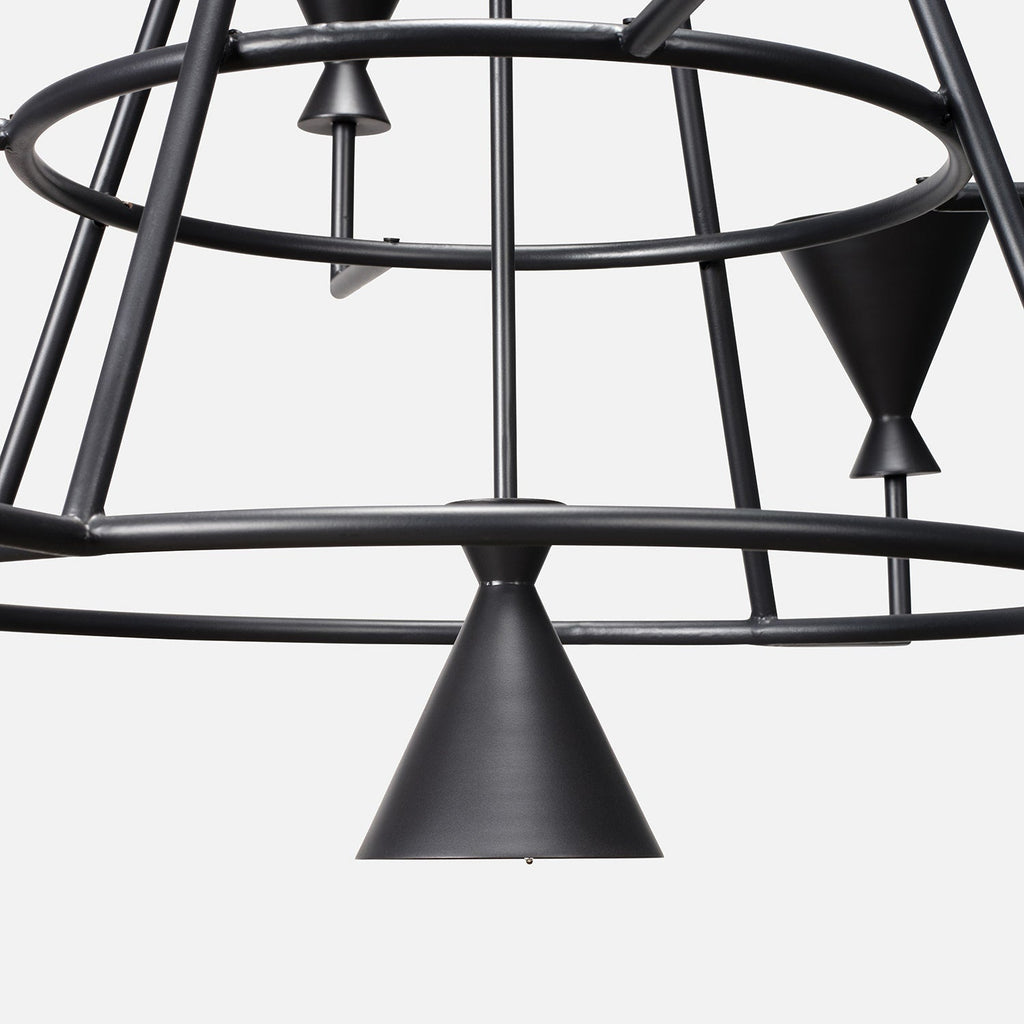 Bristol Modern Iron Chandelier
