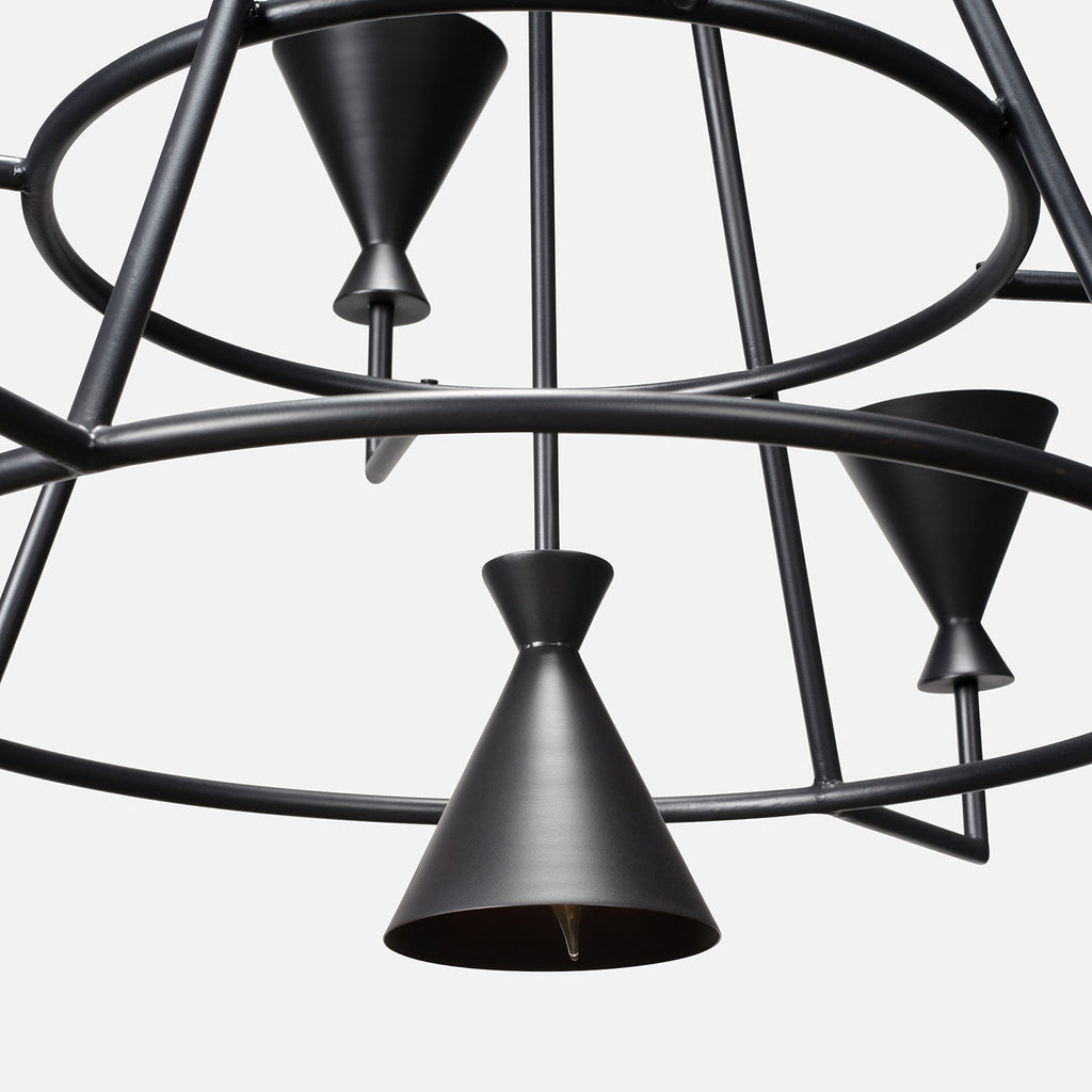 Bristol Modern Iron Chandelier