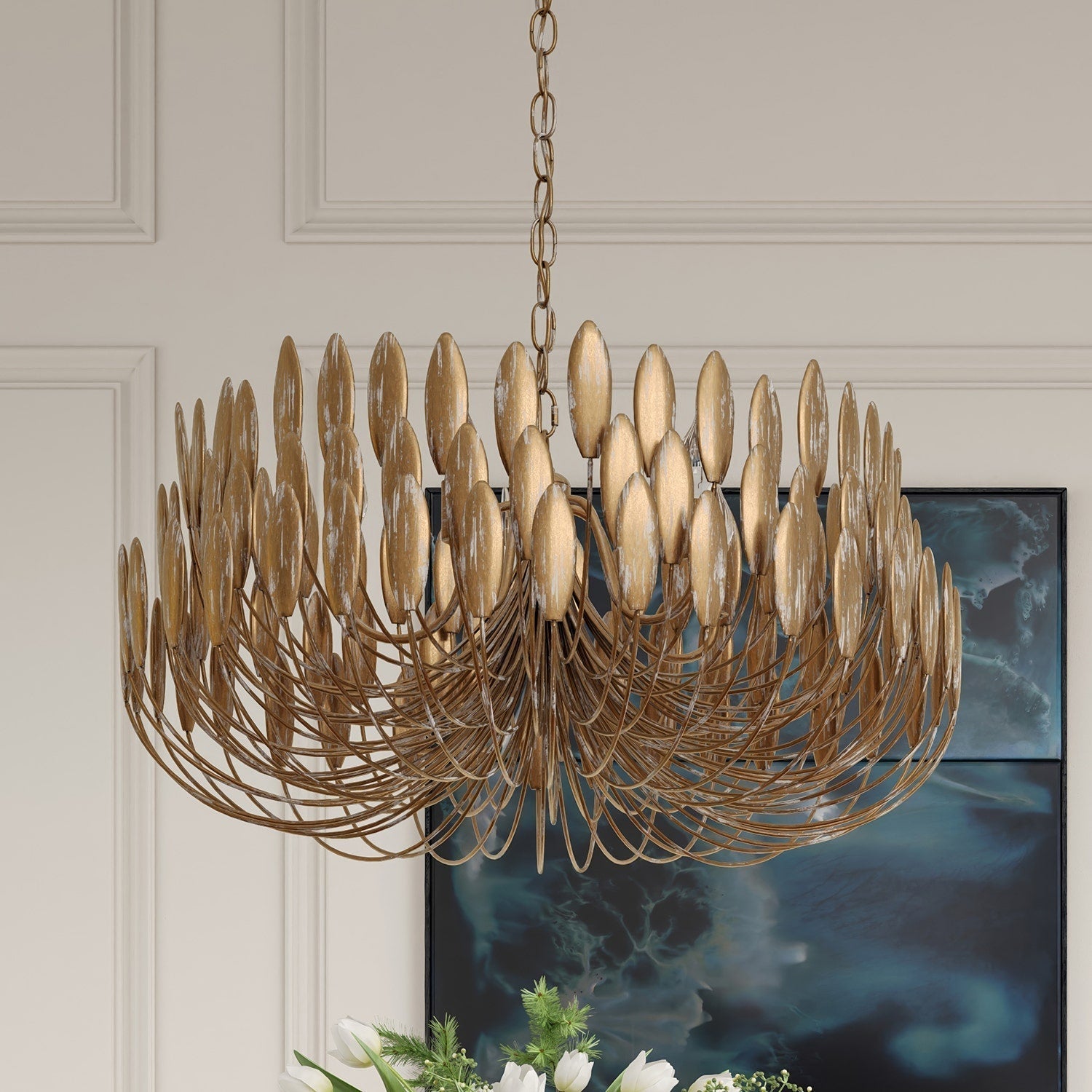 Milano Modern Metal Chandelier
