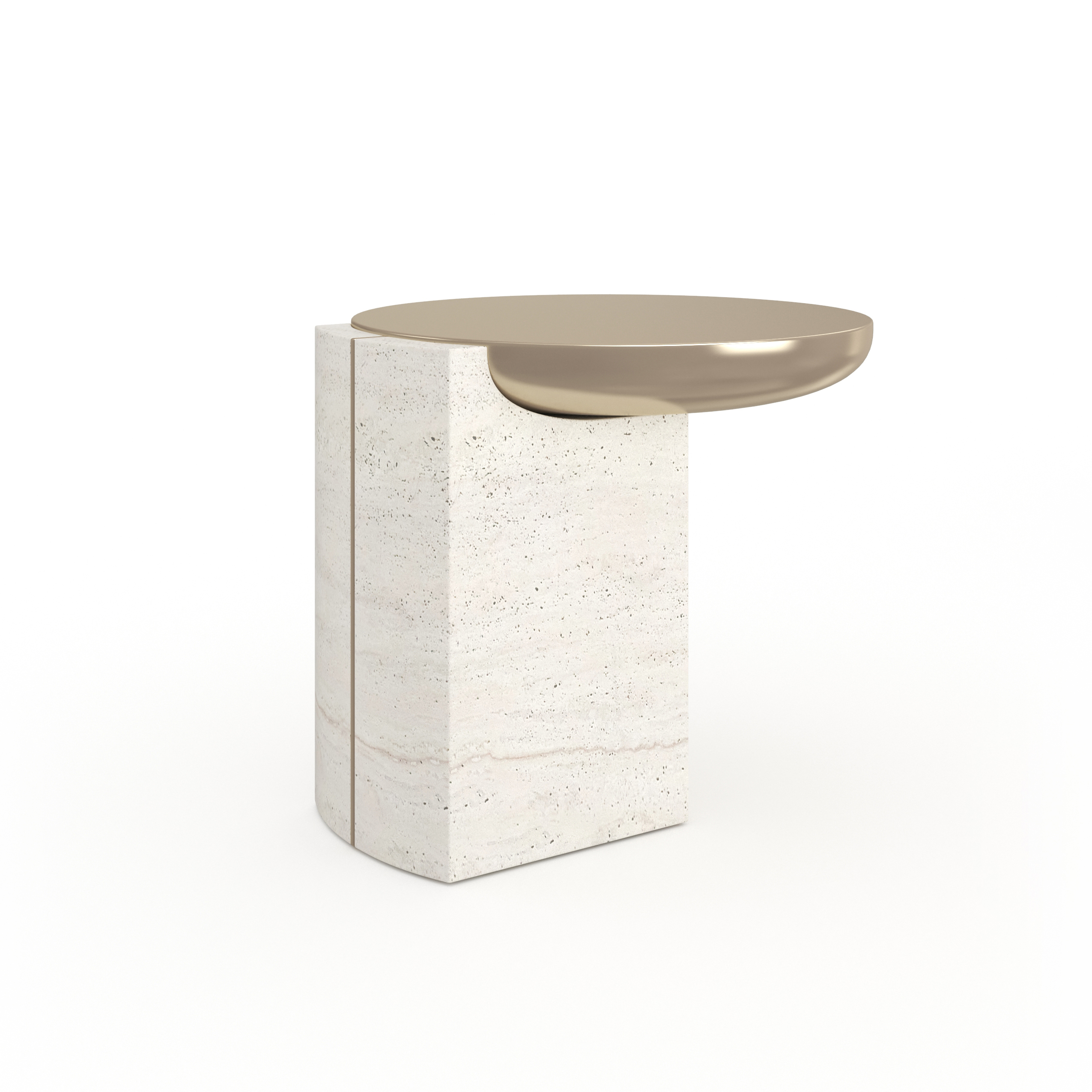 Caracole Classic Overlap Round Side Table