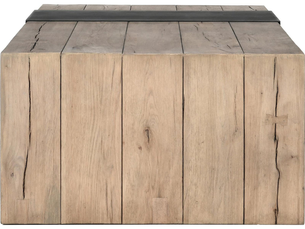 Danica Rectangle Coffee Table Reclaimed Oak and Iron