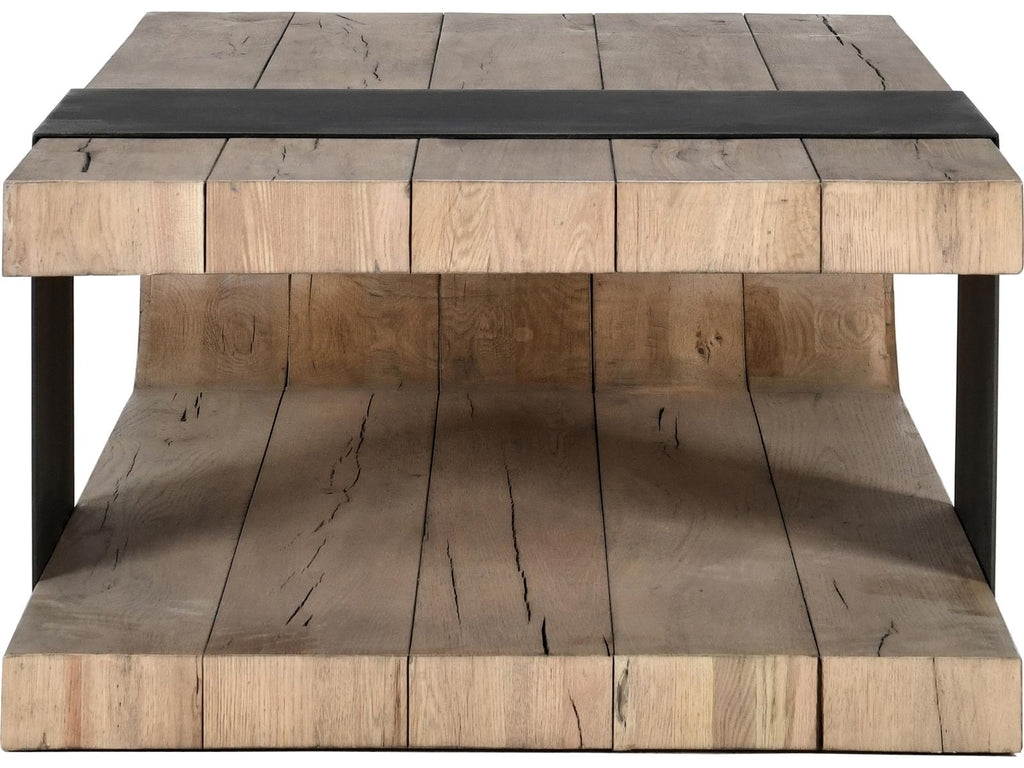 Danica Rectangle Coffee Table Reclaimed Oak and Iron
