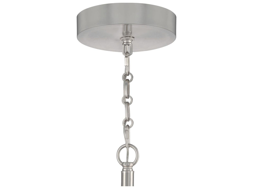 Craftmade Museo 28-Light Tiered Chandelier in Brushed Polished Nickel with Mercury Glass