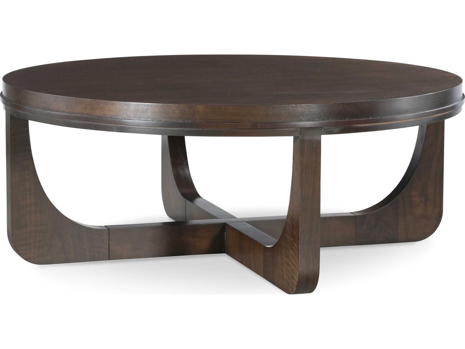 Tribeca Round Wood Coffee Table in Tribeca Finish
