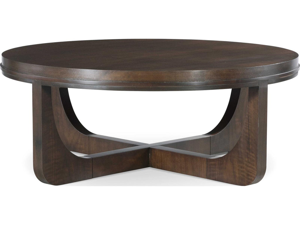Tribeca Round Wood Coffee Table in Tribeca Finish