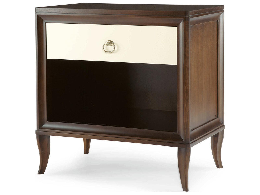 Tribeca Single Drawer Nightstand in Tribeca Cream Finish