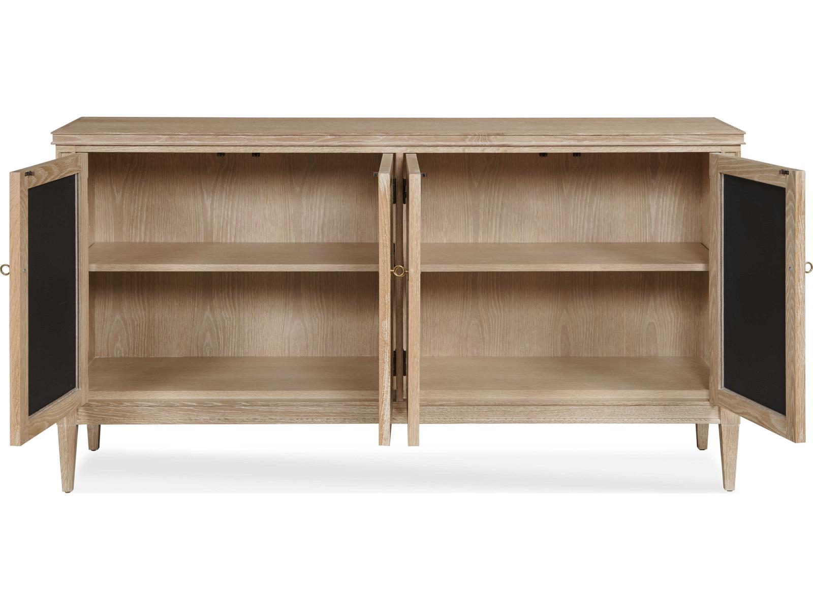 Maison '47 Mirror Front Sideboard in Blonde Cerused Oak