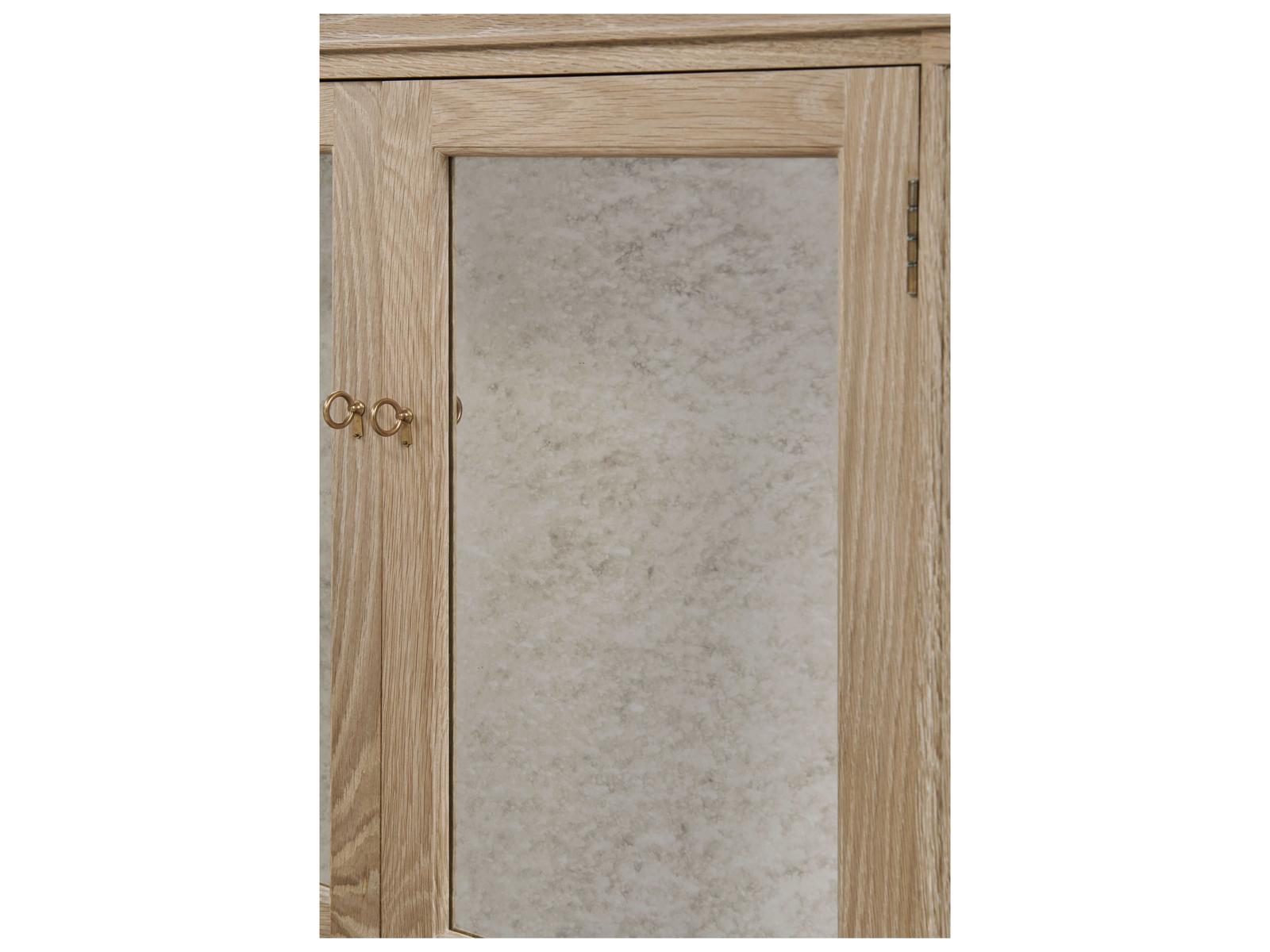 Maison '47 Mirror Front Sideboard in Blonde Cerused Oak