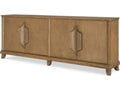 Cyrus Four Door Credenza in Natural Oak