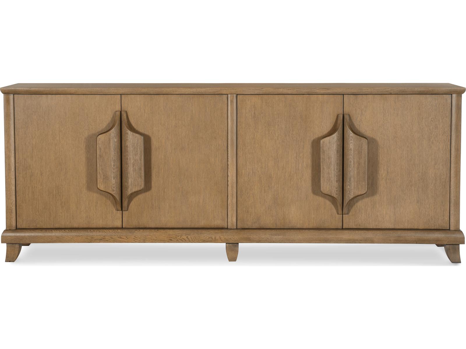 Cyrus Four Door Credenza in Natural Oak