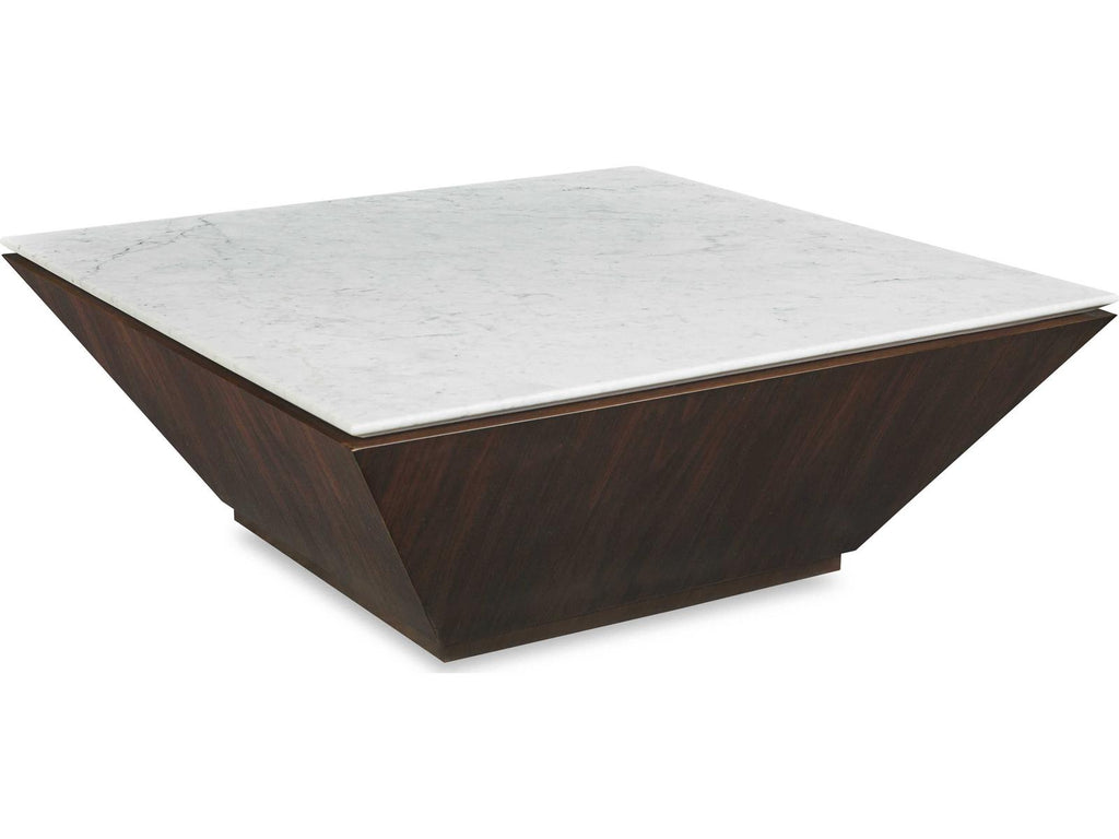 Compositions Square Coffee Table with Marble Top