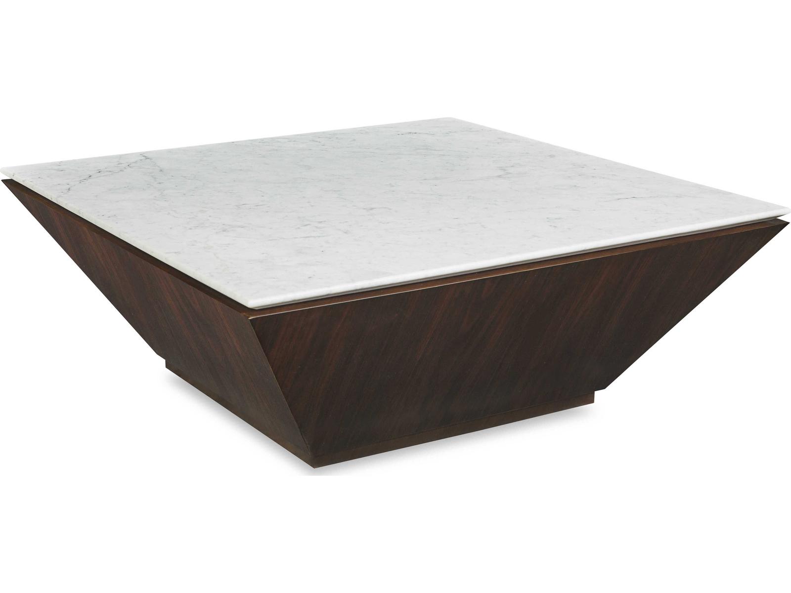 Compositions Square Coffee Table with Marble Top