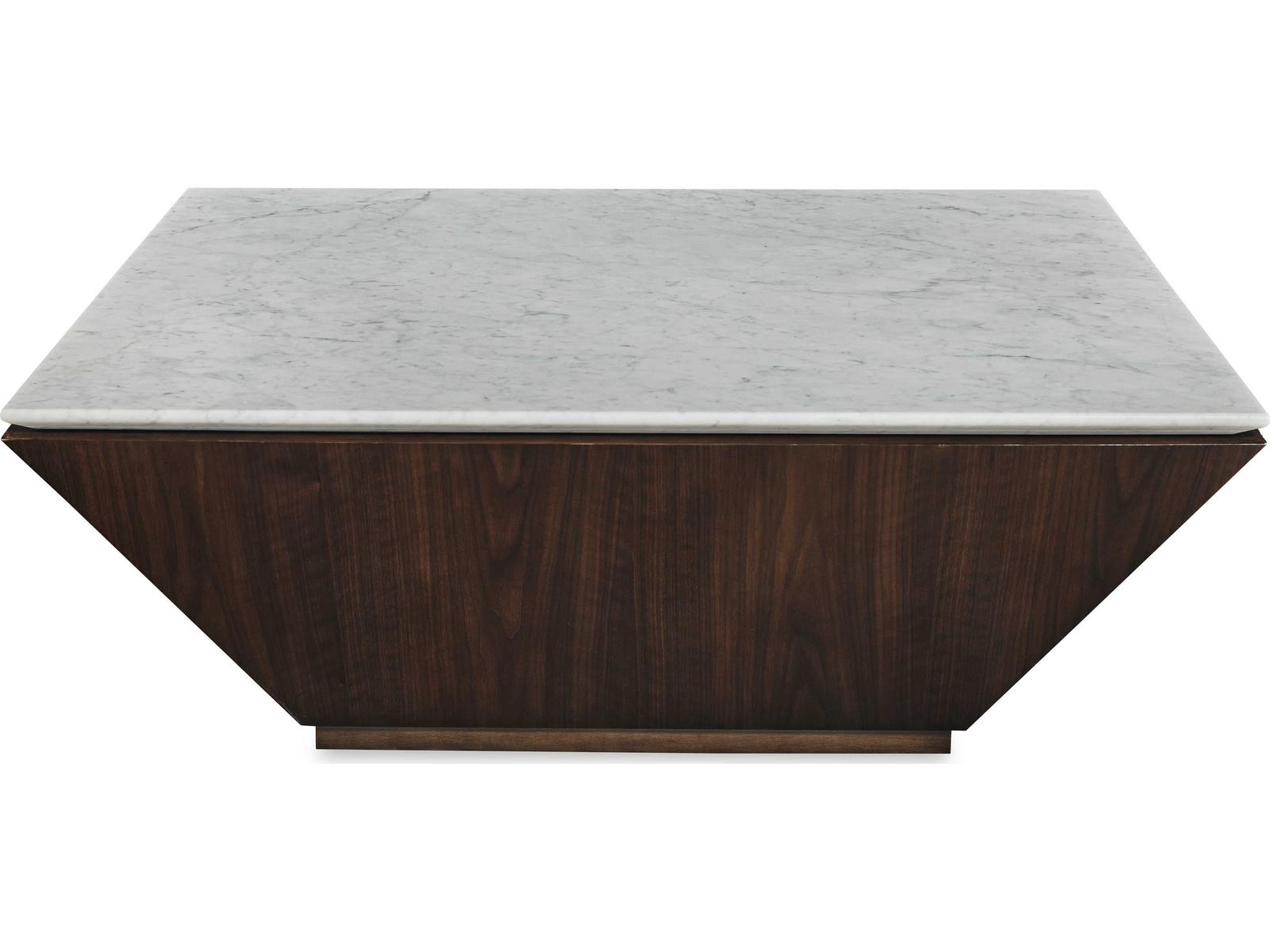 Compositions Square Coffee Table with Marble Top