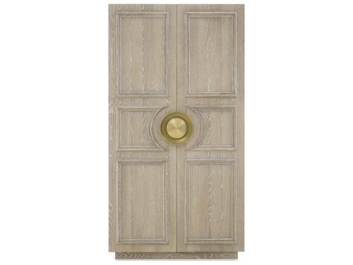 Cadence Wardrobe Armoire in Sand Cerused Oak