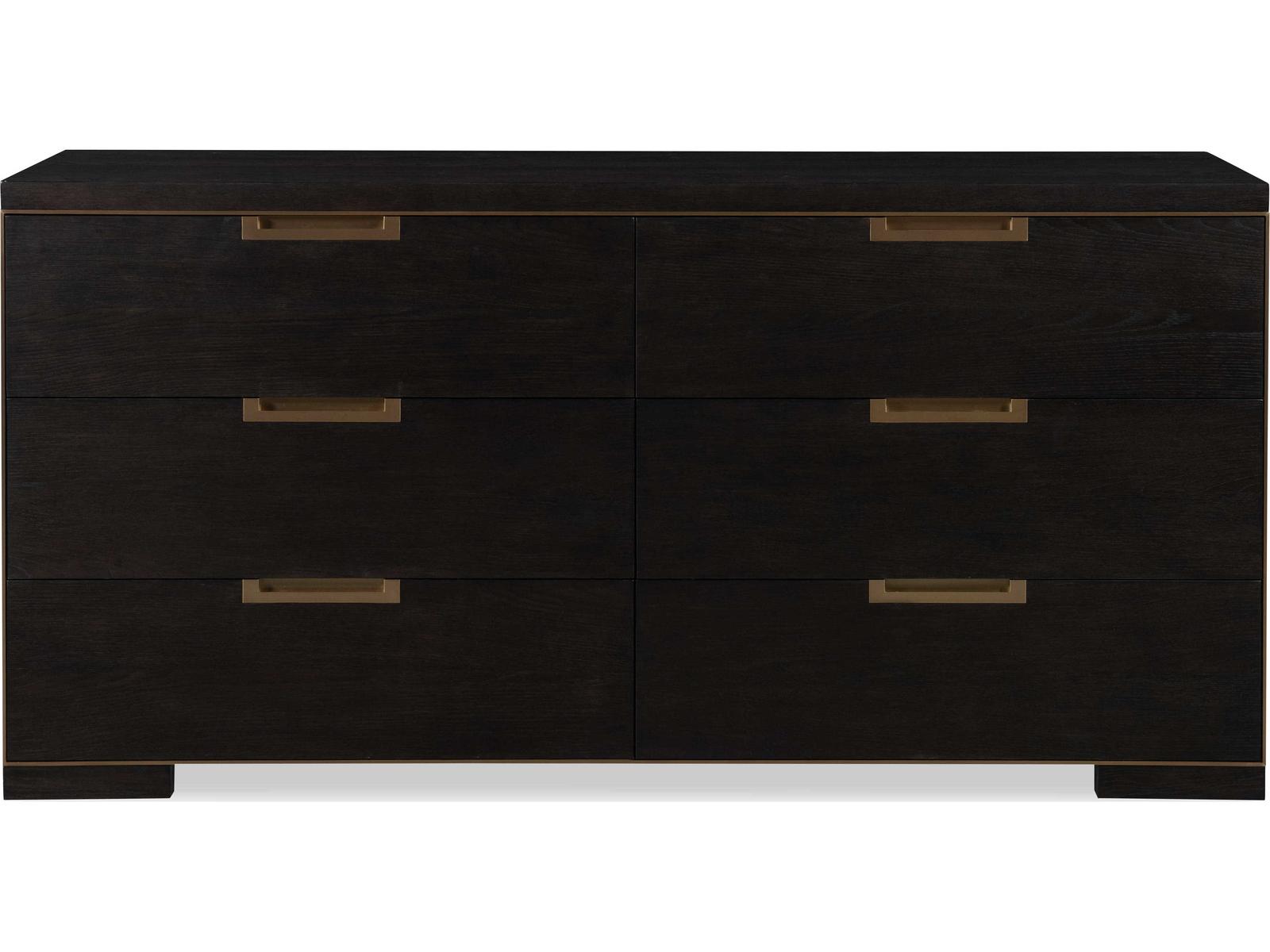 Cadence Six Drawer Dresser in Mocha Finish