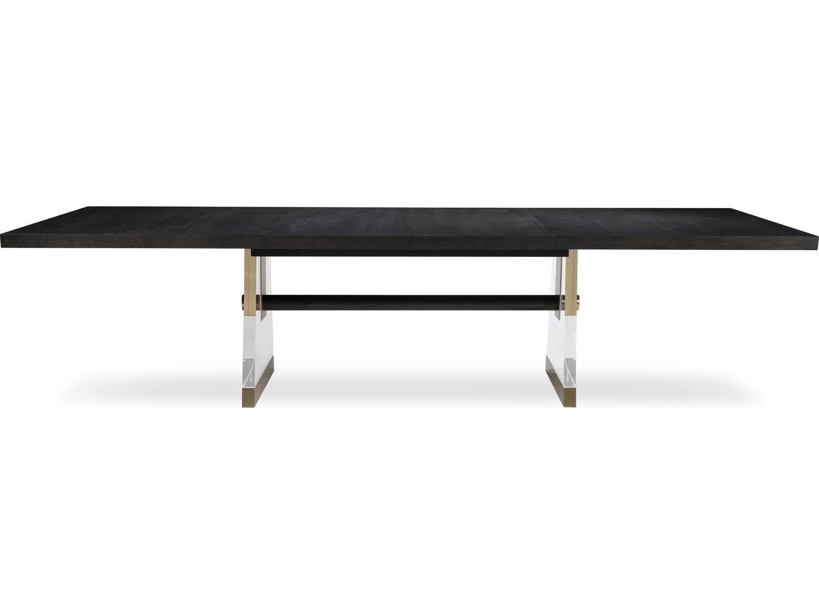 Cadence Rectangle Extendable Dining Table in Mocha Finish