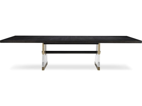 Cadence Rectangle Extendable Dining Table in Mocha Finish
