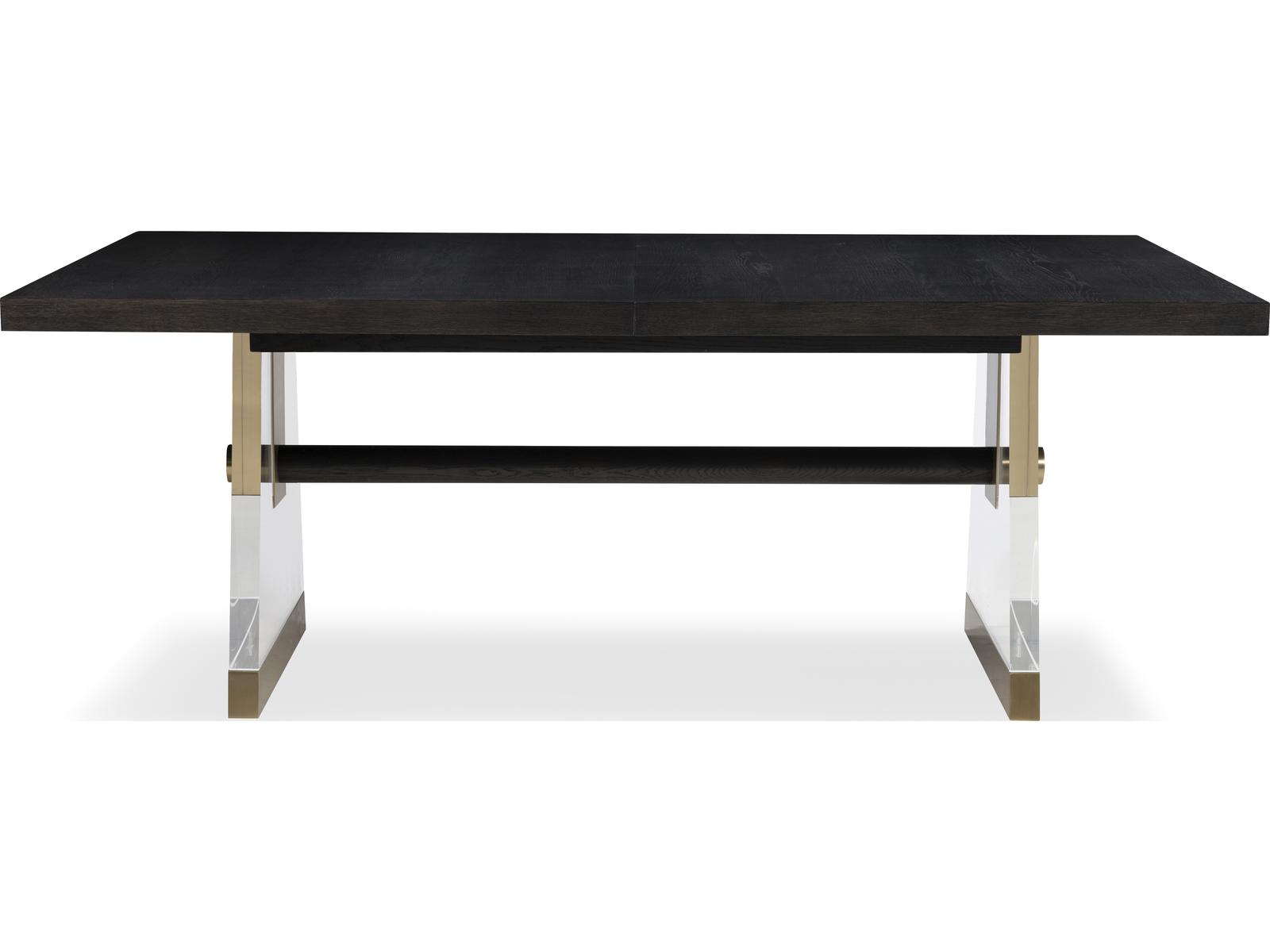 Cadence Rectangle Extendable Dining Table in Mocha Finish