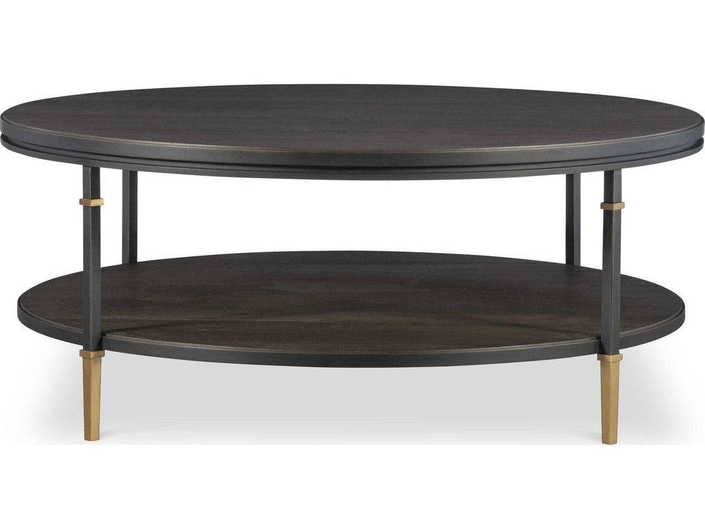 Monterey Round Wood Coffee Table Hawthorne Dark