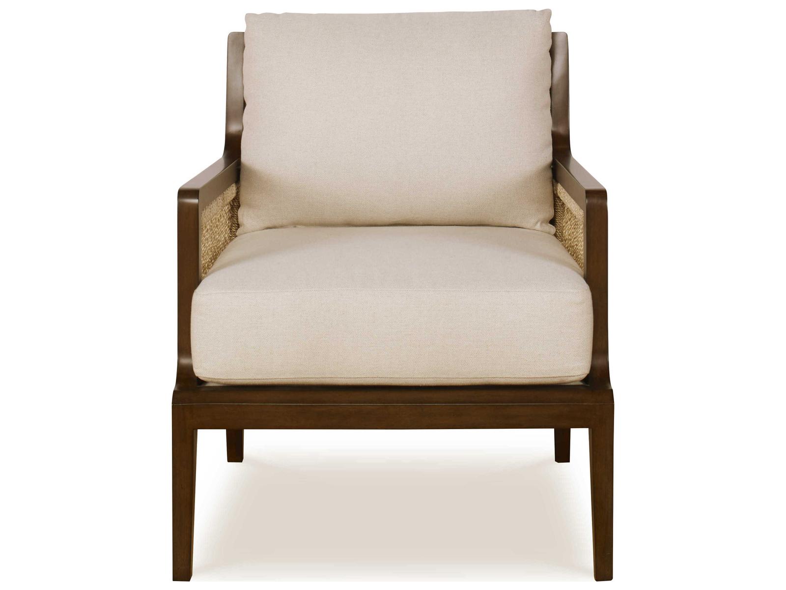 Curate Brown Fabric Accent Chair