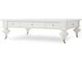 Monarch Rectangle Coffee Table Oak and Veneer White Wash Finish