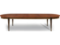 Monarch Barrington Oval Dining Table in Distressed Black and Gold with Mahogany Top