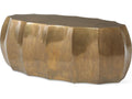 Emerge Brass Cocktail Table in Antique Brass