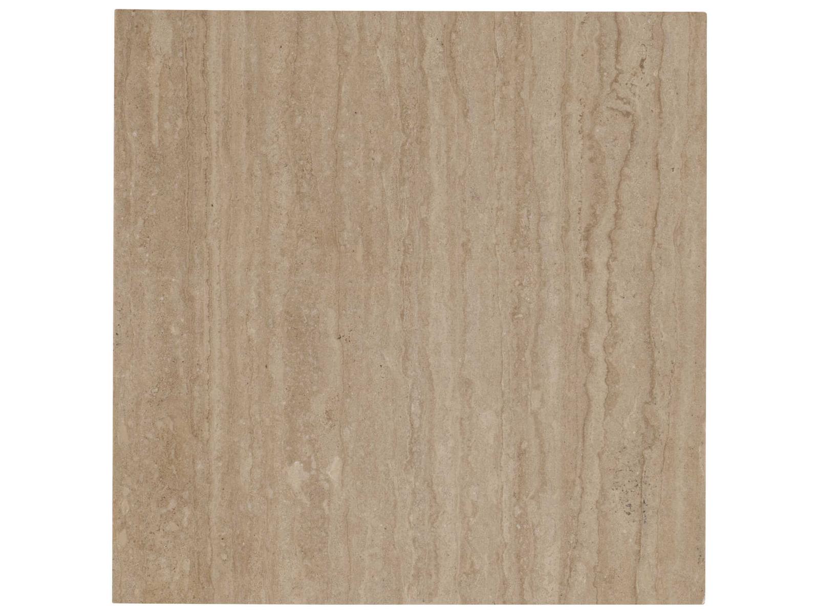 Grand Tour Ascoli Square Accent Table in Travertine