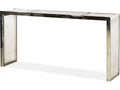 Samantha Glassy Quartz Rectangular Console Table