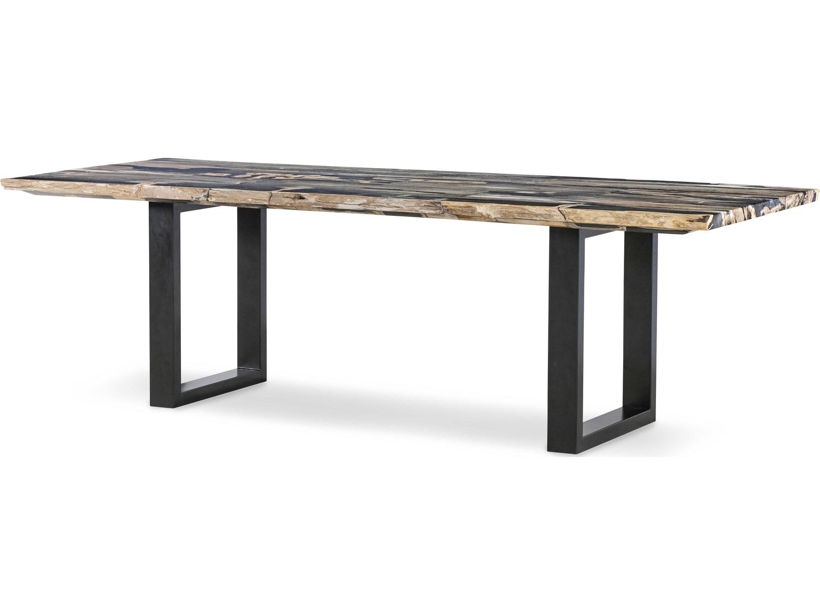 Grand Tour Andreas Petrified Wood Dining Table