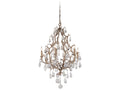 Corbett Lighting 6-Light Amadeus Chandelier in Stria Gold Leaf