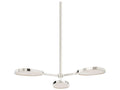 Corbett Lighting Patras 3-Light LED Chandelier in Burnished Nickel